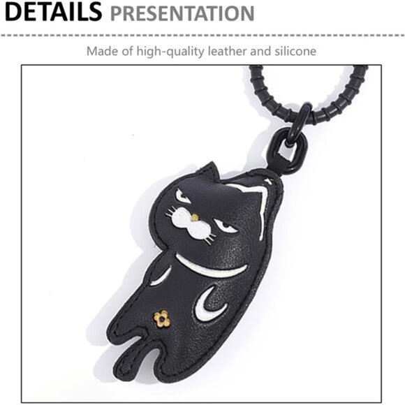 Black Cat Bag Decoration for Handbags, Keychain Accessories for Backpacks, Gift - Picture 7 of 9